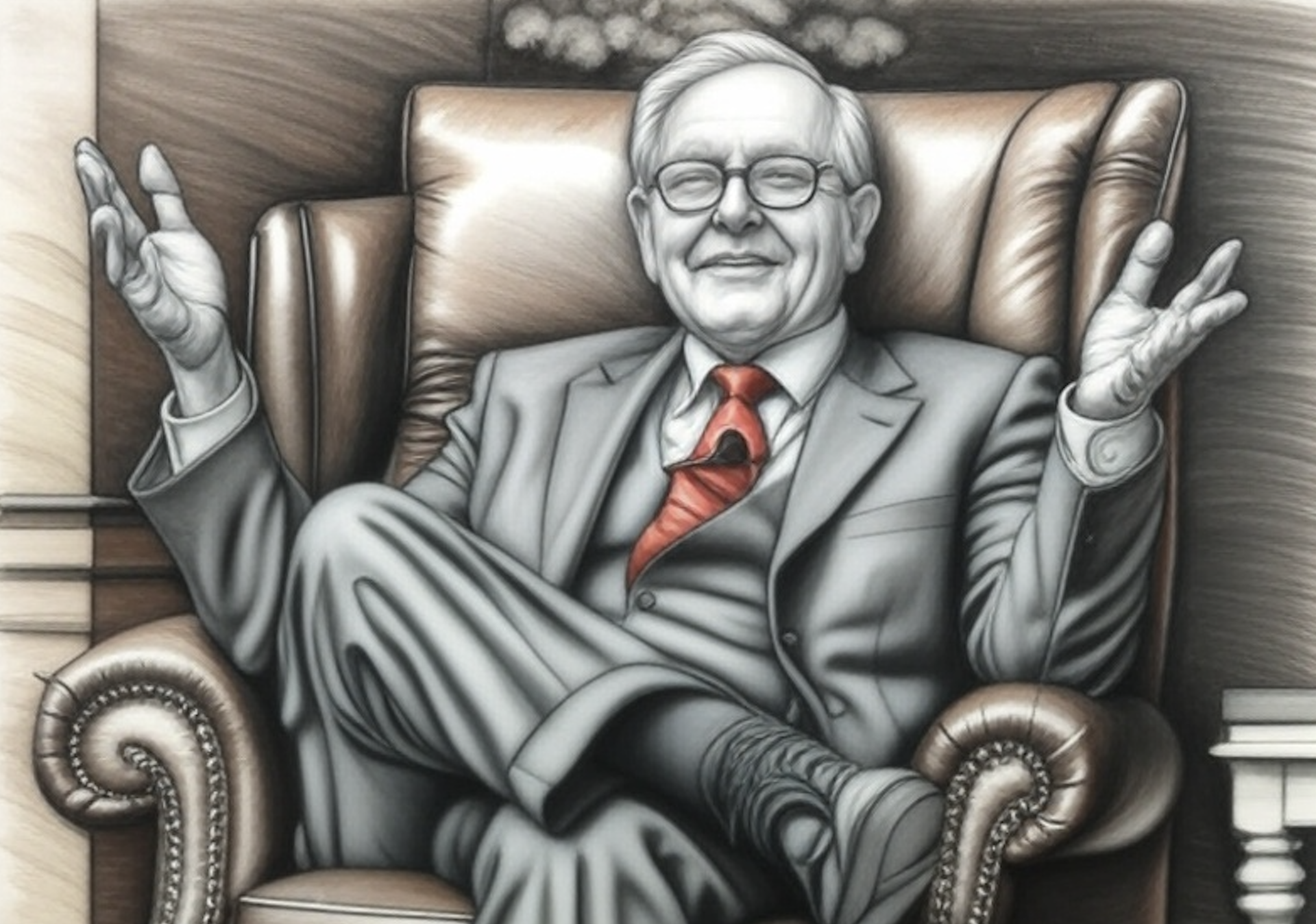 Warren Buffett portrait